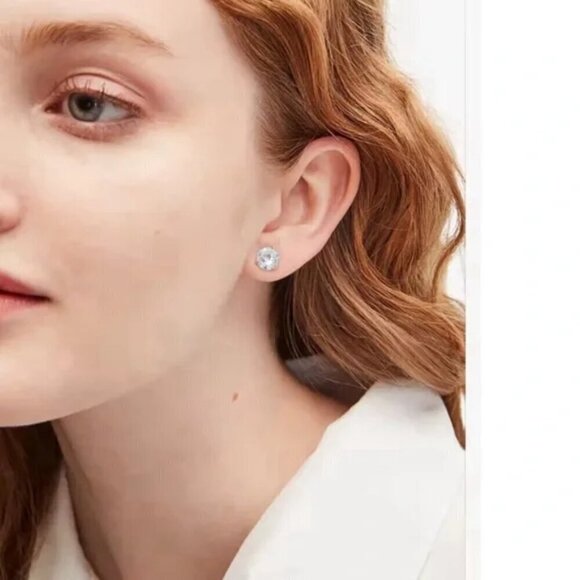 KATE SPADE • Brilliant Statement Crystal Clear Earrings - Picture 2 of 5